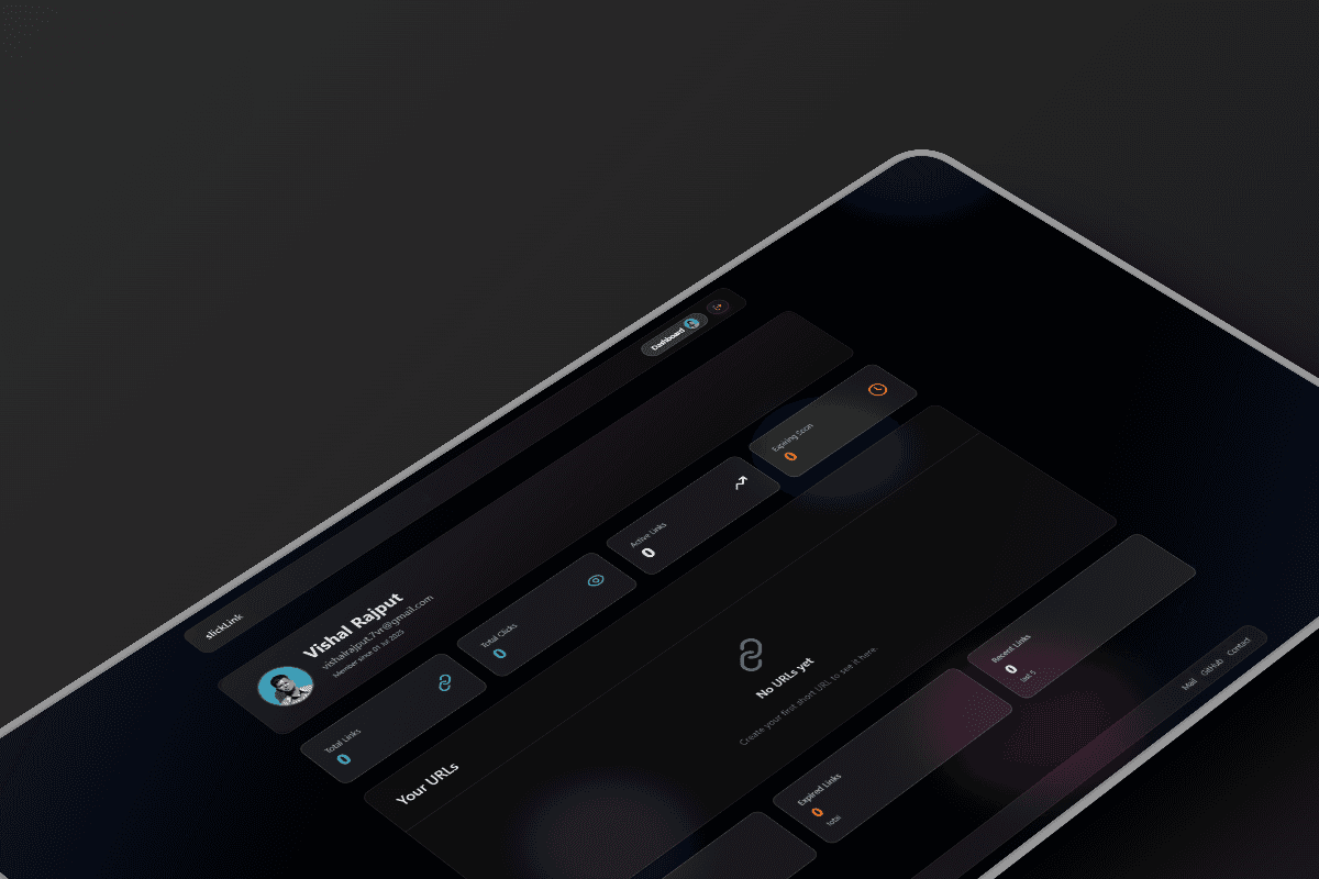 SlickLink – URL Shortener & QR Code Generator